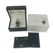 将图像加载到图库查看器中，ROLEX GMT MasterII W40mm Stainless Steel Black Dial116710LN
