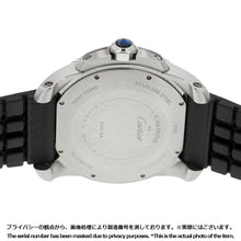 将图像加载到图库查看器中，CARTIER Caliber de Cartier Diver W42mm Stainless Steel Rubber Blue DialWSCA0010

