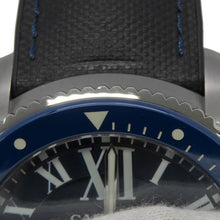 Load image into Gallery viewer, CARTIER ★Calibre de Cartier Diver W42mm Stainless Steel Rubber Blue DialWSCA0010
