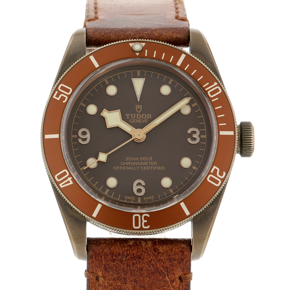 TUDOR Heritage Black Bay Bronze W43mm Bronze Leather Brown Dial79250BM