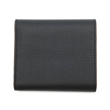 将图像加载到图库查看器中，LOEWE Anagram Vertical Wallet Small Tri-fold Wallet Black/BrownC821S33X01 Leather
