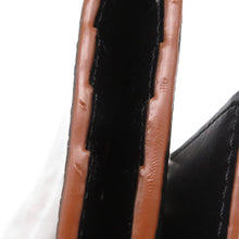 将图像加载到图库查看器中，LOEWE Anagram Vertical Wallet Small Tri-fold Wallet Black/BrownC821S33X01 Leather
