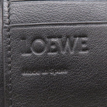 将图像加载到图库查看器中，LOEWE Anagram Vertical Wallet Small Tri-fold Wallet Black/BrownC821S33X01 Leather
