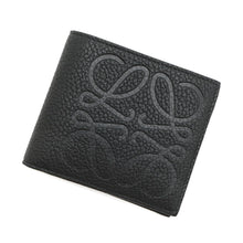 将图像加载到图库查看器中，LOEWE Anagram Bifold Wallet BlackC500302X02 Leather
