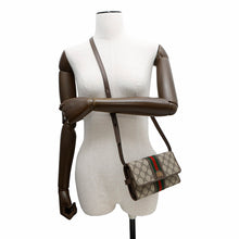 将图像加载到图库查看器中，BALENCIAGA The Hacker Project Shoulder Wallet Beige/Brown680131 PVC/Leather
