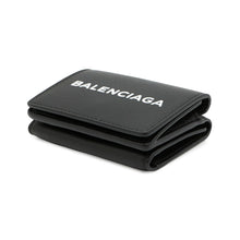 Load image into Gallery viewer, BALENCIAGA Everyday Tri-fold Wallet Black505055 Leather
