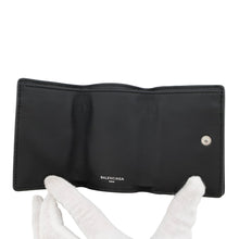 Load image into Gallery viewer, BALENCIAGA Everyday Tri-fold Wallet Black505055 Leather
