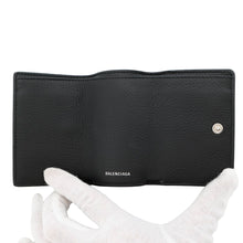 将图像加载到图库查看器中，BALENCIAGA Paper mini wallet Black391446 Leather
