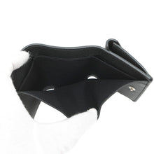将图像加载到图库查看器中，BALENCIAGA Paper mini wallet Black391446 Leather
