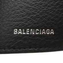 将图像加载到图库查看器中，BALENCIAGA Paper mini wallet Black391446 Leather

