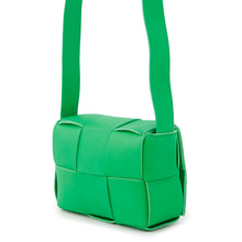 Load image into Gallery viewer, Bottega Veneta Candy Cassette MaxiINTRECCIATO Shoulder Bag Parakeet666688 Lambskin
