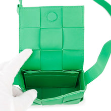 Load image into Gallery viewer, Bottega Veneta Candy Cassette MaxiINTRECCIATO Shoulder Bag Parakeet666688 Lambskin
