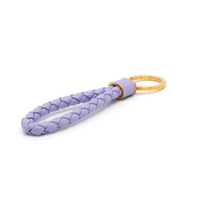 Load image into Gallery viewer, Bottega Veneta INTRECCIATO KEY HOLDER Purple651820 Lamb Leather
