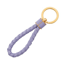 Load image into Gallery viewer, Bottega Veneta INTRECCIATO KEY HOLDER Purple651820 Lamb Leather
