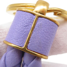 Load image into Gallery viewer, Bottega Veneta INTRECCIATO KEY HOLDER Purple651820 Lamb Leather
