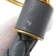 将图像加载到图库查看器中，Bottega Veneta INTRECCIATO KEY HOLDER Gray651820 Leather Metal
