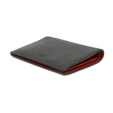 Load image into Gallery viewer, FENDI Zucca Bi-fold Card Case Black/Red7M0288 Leather
