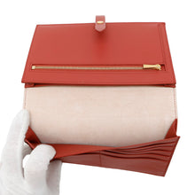 Load image into Gallery viewer, CELINE Multi-function Bifold Wallet Beige/Red104873 Leather
