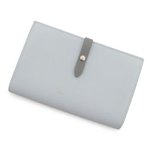 将图像加载到图库查看器中，CELINE Multi-function Bifold Wallet Blue/Gray104873 Leather
