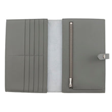 将图像加载到图库查看器中，CELINE Multi-function Bifold Wallet Blue/Gray104873 Leather
