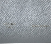 将图像加载到图库查看器中，CELINE Multi-function Bifold Wallet Blue/Gray104873 Leather
