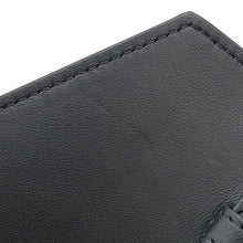 将图像加载到图库查看器中，CELINE Pocket Large Flap Chain Wallet Black/Pink105213 Leather
