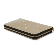 Load image into Gallery viewer, CELINE Alphabet Large Zipped Multifunction Holiday Collection Light Gold105003 Patent Leather
