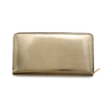 Load image into Gallery viewer, CELINE Alphabet Large Zipped Multifunction Holiday Collection Light Gold105003 Patent Leather
