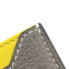 将图像加载到图库查看器中，CELINE Card Case Pickpocket/Yellow107813 Leather
