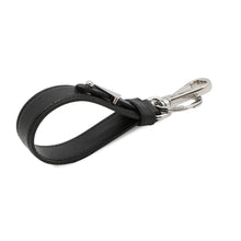 Load image into Gallery viewer, PRADA Triangle Plate Keychain Black2PP68T Leather
