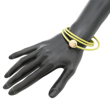 Load image into Gallery viewer, LOEWE Pebble Bracelet Size S GreenJ242240X58 Leather
