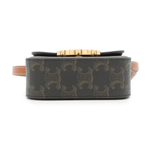 Load image into Gallery viewer, CELINE Triomphe Claude Shoulder Bag Tan10I512DQB PVC Leather Size Mini
