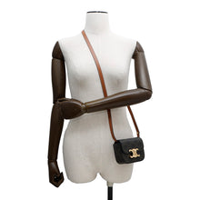 Load image into Gallery viewer, CELINE Triomphe Claude Shoulder Bag Tan10I512DQB PVC Leather Size Mini
