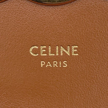 Load image into Gallery viewer, CELINE Triomphe Claude Shoulder Bag Tan10I512DQB PVC Leather Size Mini
