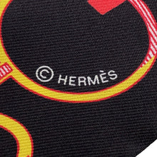 将图像加载到图库查看器中，HERMES Twilly DO RE BOUCLES Black/Rose/Multicolor Silk100%
