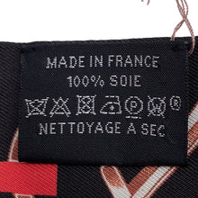 将图像加载到图库查看器中，HERMES Twilly DO RE BOUCLES Black/Rose/Multicolor Silk100%
