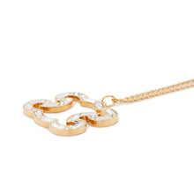 Load image into Gallery viewer, CELINE Triomphe Sparkle Necklace461FO6BRS Metal Rhinestone
