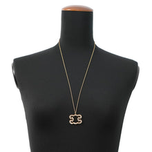 Load image into Gallery viewer, CELINE Triomphe Sparkle Necklace461FO6BRS Metal Rhinestone
