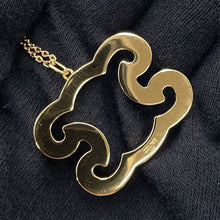 Load image into Gallery viewer, CELINE Triomphe Sparkle Necklace461FO6BRS Metal Rhinestone
