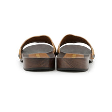 Load image into Gallery viewer, MIUMIU Faded Clog Sandals Brown5Z425E Suede Wood Size 37
