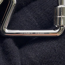 Load image into Gallery viewer, HERMES Cheval Key Ring Silver Metal
