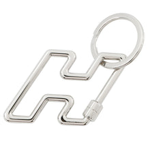 Load image into Gallery viewer, HERMES H.2Speed Key Ring Silver Metal
