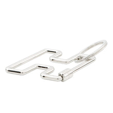 Load image into Gallery viewer, HERMES H.2Speed Key Ring Silver Metal
