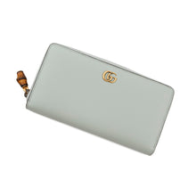 Load image into Gallery viewer, GUCCI Double G Long Around Wallet lilac739499 Leather
