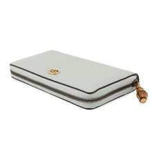 将图像加载到图库查看器中，GUCCI Double G Long Around Wallet lilac739499 Leather
