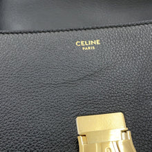 Load image into Gallery viewer, CELINE Teen Nino 2-Way Handbag Black118113FXK.38NO Supple Grained Calf Leather
