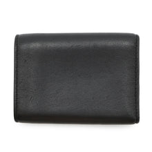 Load image into Gallery viewer, Bottega Veneta INTRECCIATO Tri-fold Compact Wallet Black/Gray Leather
