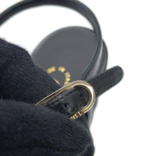 Load image into Gallery viewer, CHANEL CC Logo Faux Pearl Sandals BlackG32699 Leather Faux Pearl Size 38
