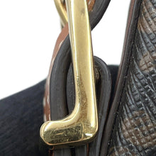 将图像加载到图库查看器中，CELINE Triomphe Drawstring bucket bag Tan191142 PVC Leather Size Small
