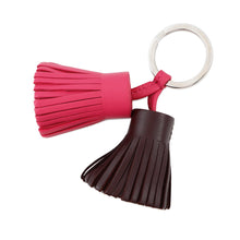 Load image into Gallery viewer, HERMES Carmen Unodos Rose Shocking/RougeSellier Lambskin
